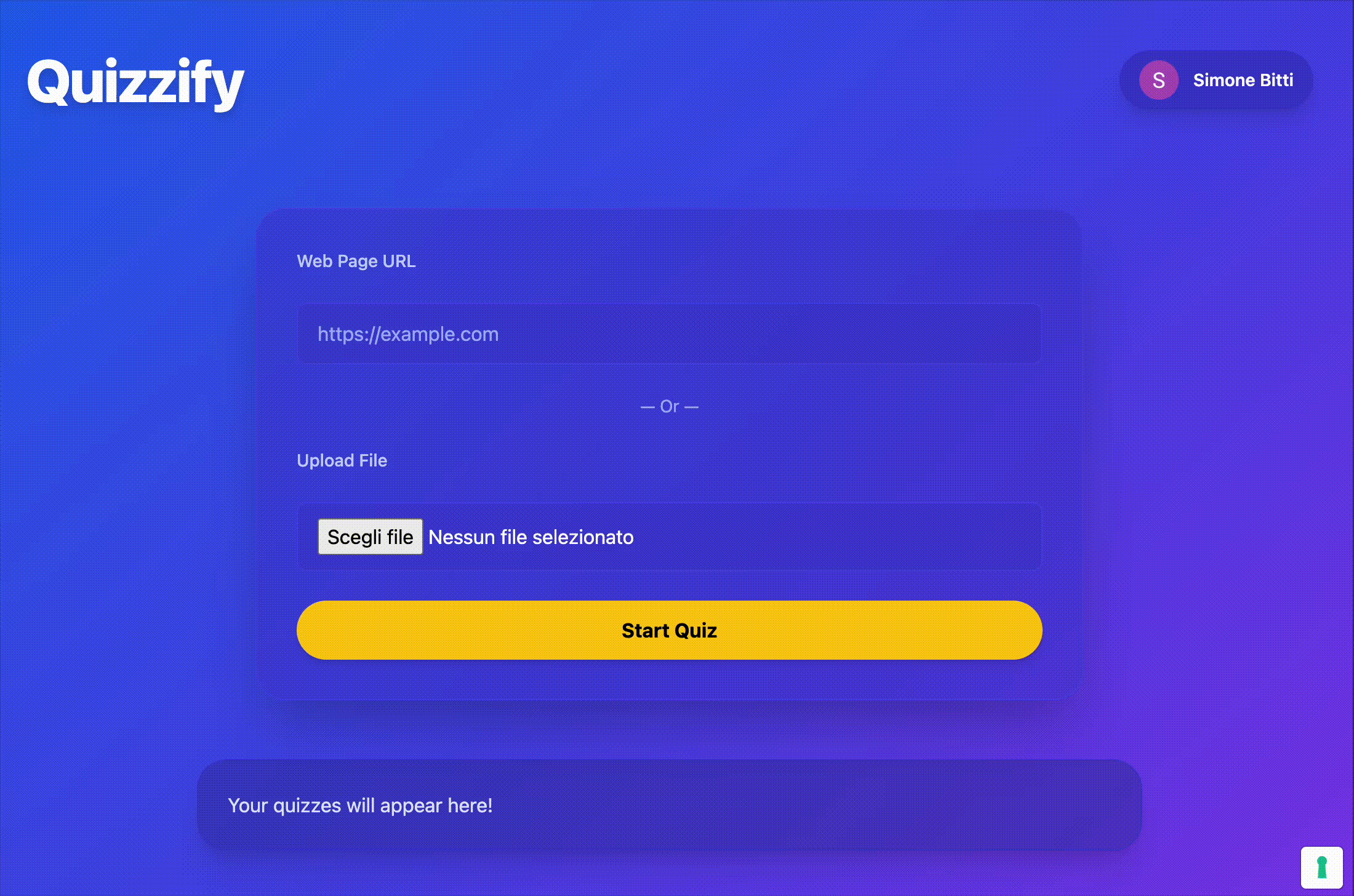 Quiz Screenshot